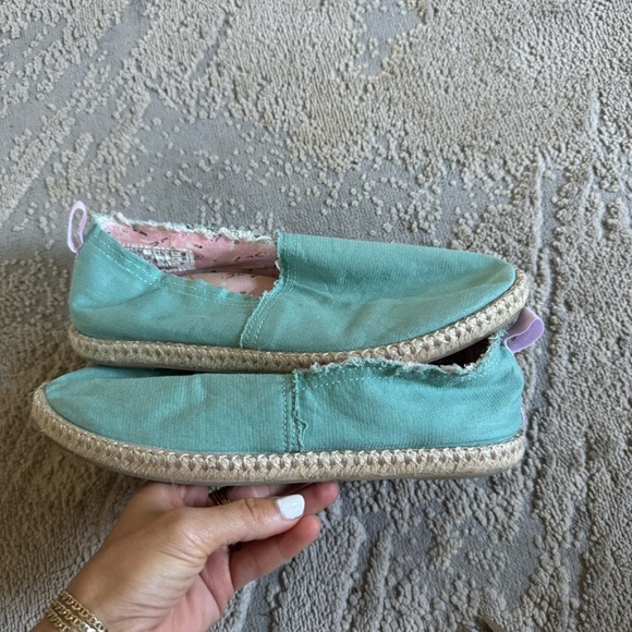 VIONIC BEACH LAGUNA SLIP ON CANVAS ESPADRILLE LOAFERS BLUE 9 - Picture 9 of 10